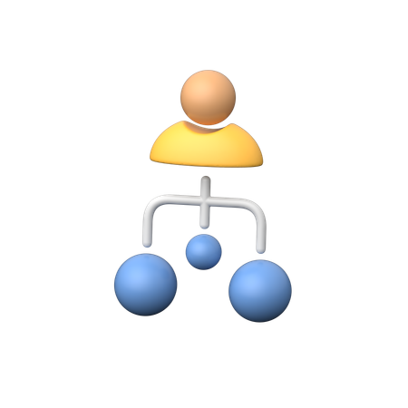Team Structure  3D Icon