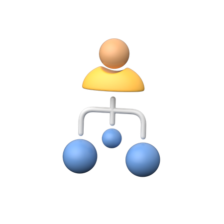 Team Structure  3D Icon