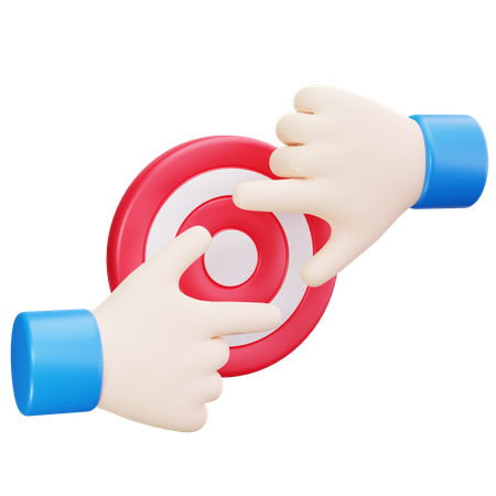Team Target 3D Icon