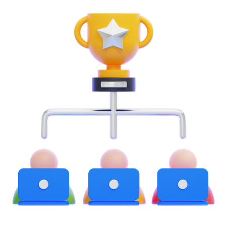 Team Work  3D Icon