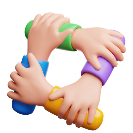 Team Work  3D Icon