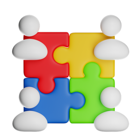 Team Work  3D Icon