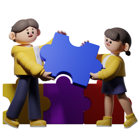 Team Work  3D Icon