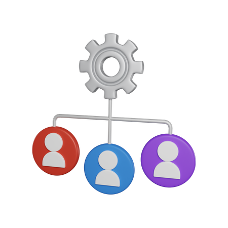 Team Work  3D Icon