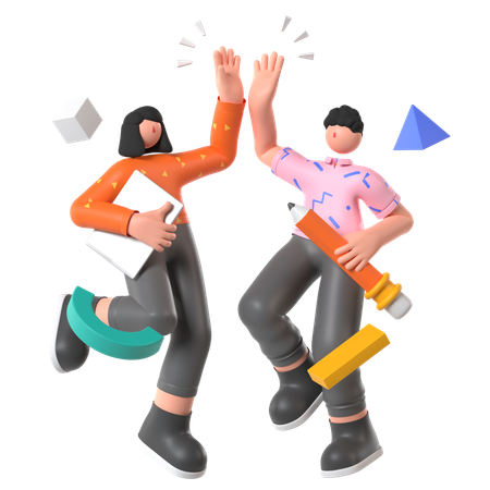 Teammate  3D Illustration