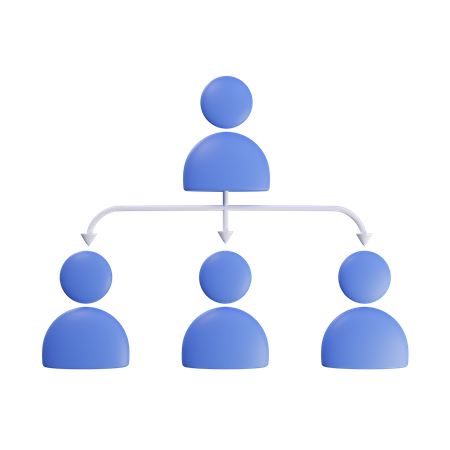 Teamorganisation  3D Icon