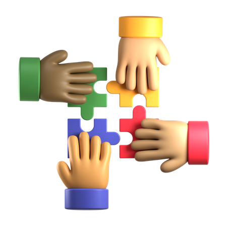 Teamwork  3D Icon