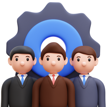 Teamwork  3D Icon