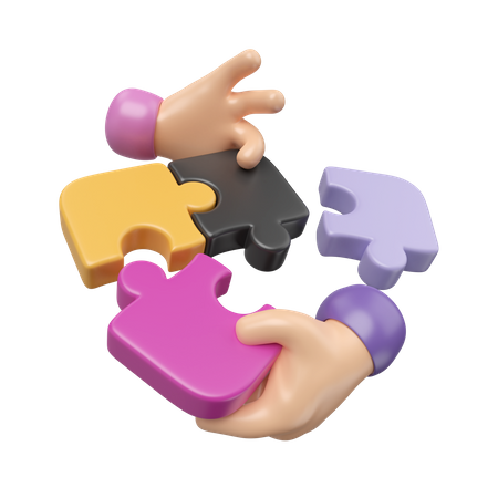 Teamwork  3D Icon