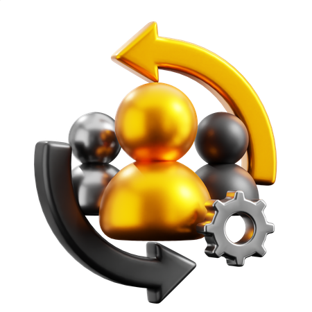 Teamwork  3D Icon