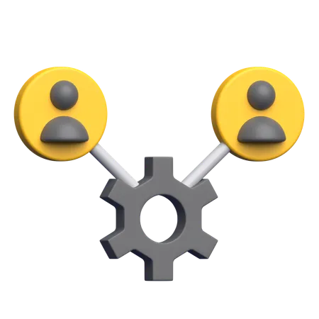 Teamwork  3D Icon