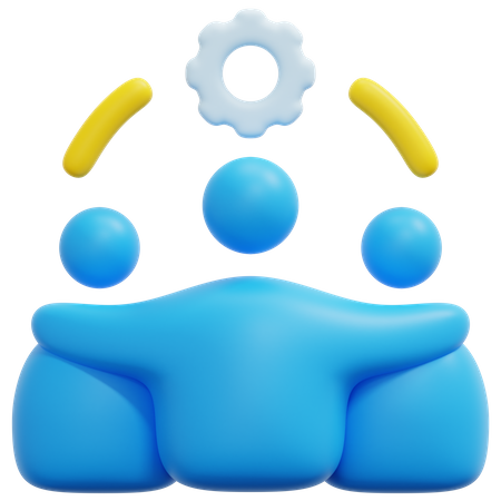 Teamwork  3D Icon