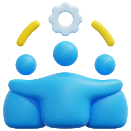 Teamwork  3D Icon