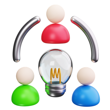 Teamwork  3D Icon