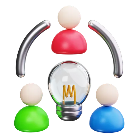 Teamwork  3D Icon