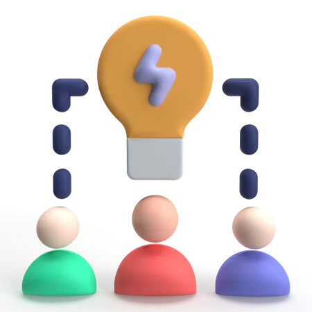 Teamwork  3D Icon