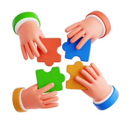 Teamwork  3D Icon