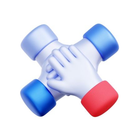 Teamwork Collaboration  3D Icon