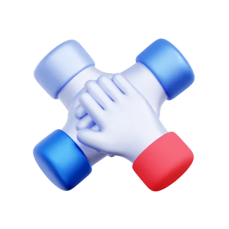 Teamwork Collaboration  3D Icon