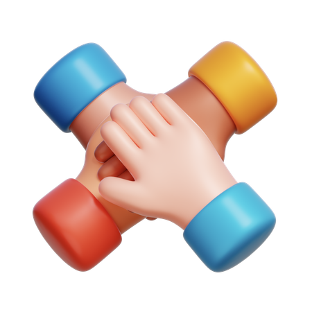 Teamwork Collaboration  3D Icon
