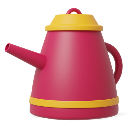 Teapot  3D Illustration