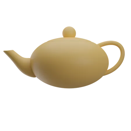 Teapot  3D Illustration