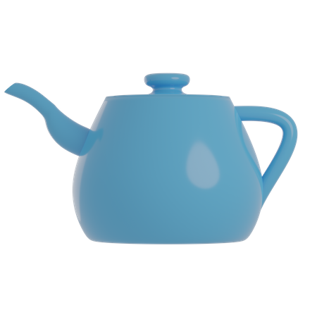 Teapot  3D Illustration