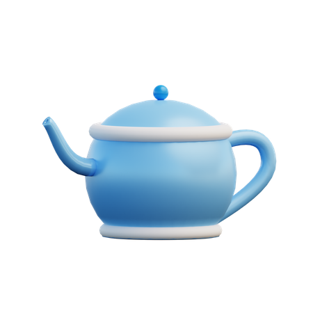 Teapot  3D Illustration