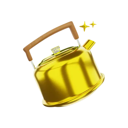 Teapot  3D Illustration