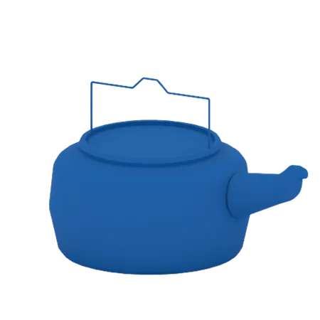 Teapot  3D Illustration