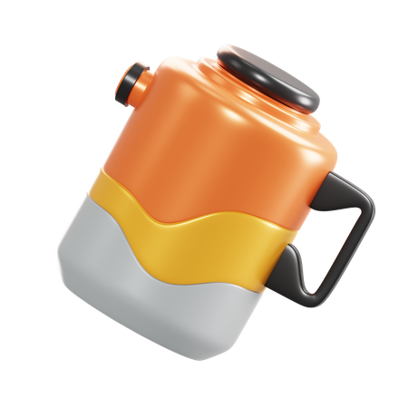 Teapot 3D Illustration
