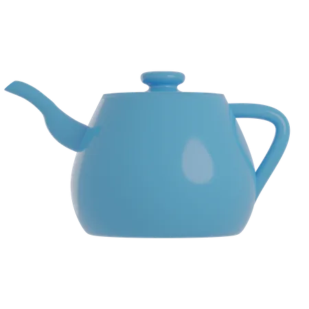 Teapot  3D Illustration