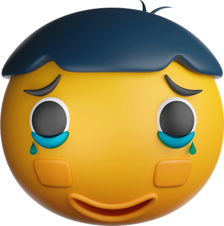 Tears Emoji  3D Icon