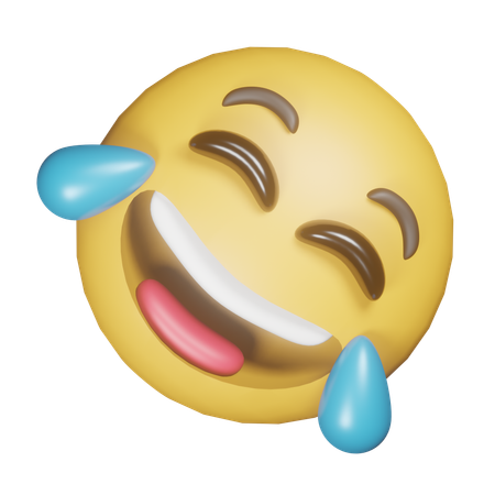 Tears Of Joy Emoji  3D Icon