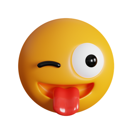 Teasing Face  3D Icon