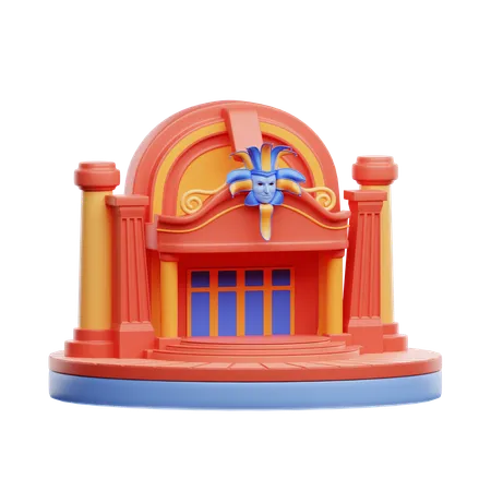 Teatro  3D Icon