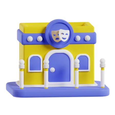 Teatro  3D Icon