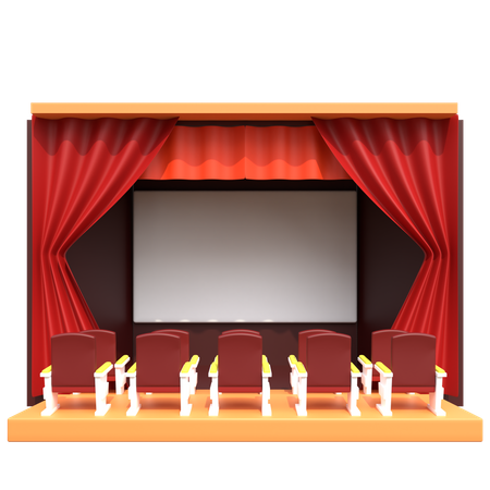 Teatro  3D Icon