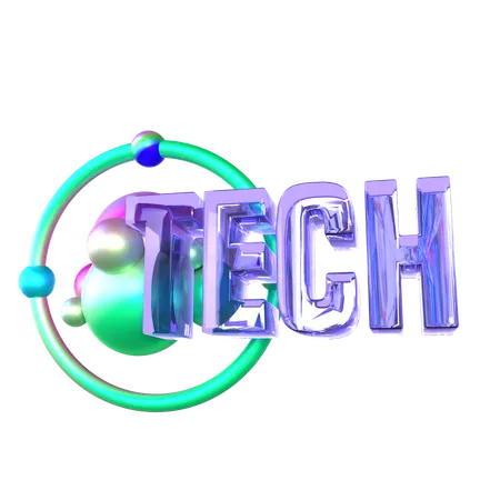 Tech  3D Sticker