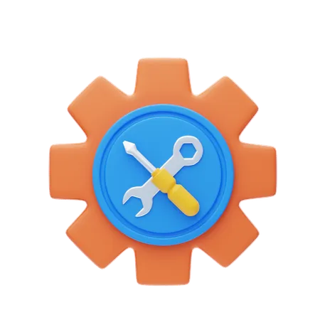 Tech Service  3D Icon