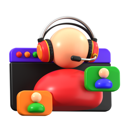 Tech Support  3D Icon