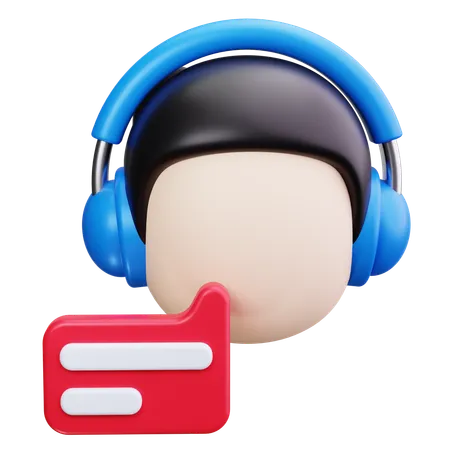 Tech Support  3D Icon