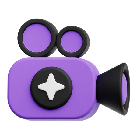 Tech Video Camera  3D Icon