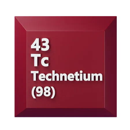 Technetium  3D Icon