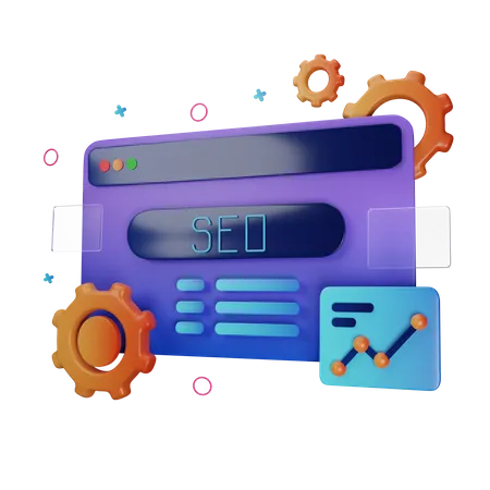 Technical Seo  3D Icon