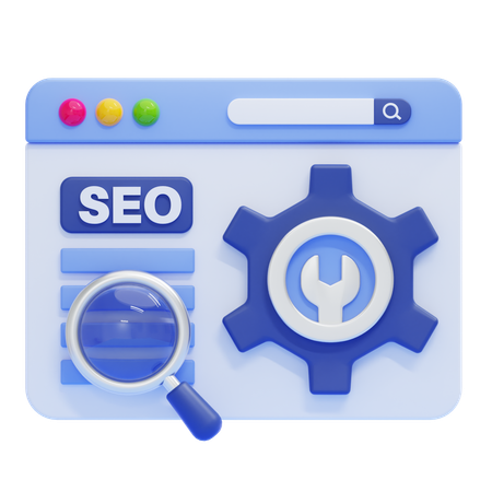 Technical SEO  3D Icon