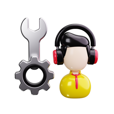 Technical Support  3D Icon