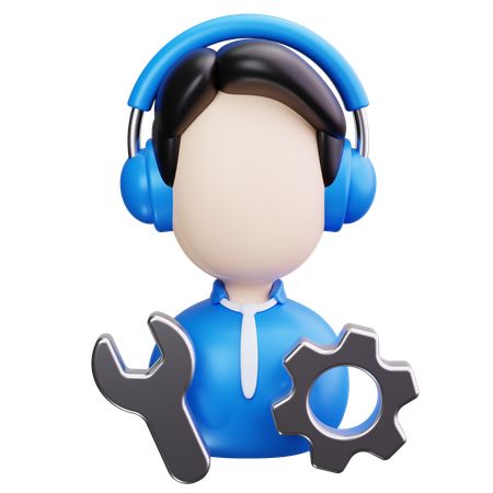 Technical Support  3D Icon