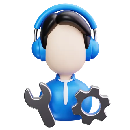 Technical Support  3D Icon