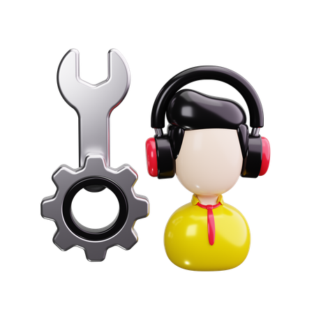 Technical Support  3D Icon